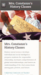 Mobile Screenshot of constanzohistory.com